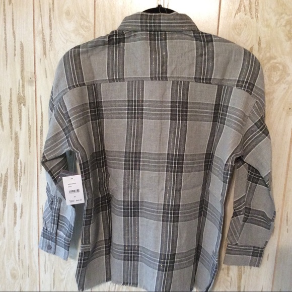 Ag Adriano Goldschmied Plaid Shirt Big Girl M - Picture 3 of 7
